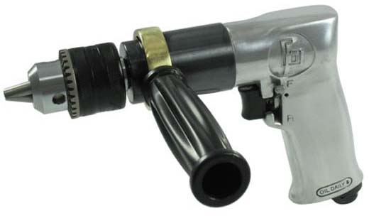Gison Pistol Grip Air Drill 1/2" 800rpm Reversible GP-836D - Click Image to Close